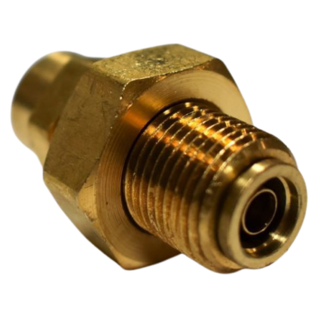 Bulkhead Fitting Brass 3/8″ PTC x 1/4″ NPT Female Threads Extreme Outback