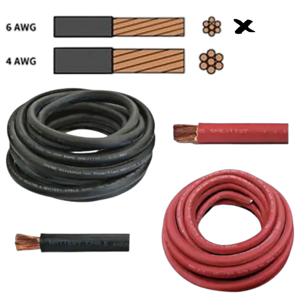 6 GAUGE CABLE PER FOOT Extreme Outback