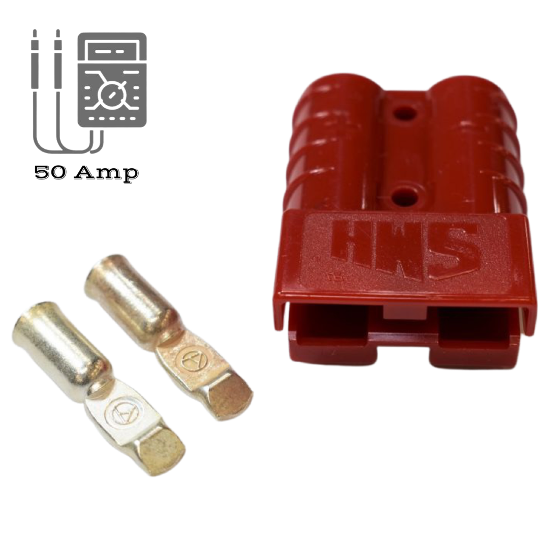 50 Amp Anderson Connector (Choose Lugs Gauge) Extreme Outback
